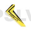  BLH3320  	 Blade Yellow Vertical Fin w/Decal 